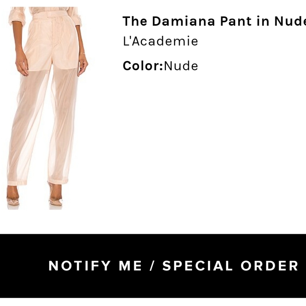 The Damiena Pant L'Academie in Nude
